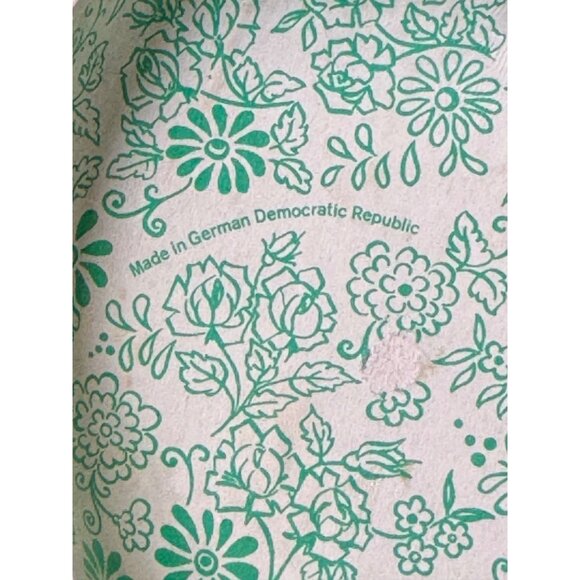 Vintage Germany Paper Mache Heart-Shaped  Box With Rooster Chicks Design Easter - Picture 9 of 10